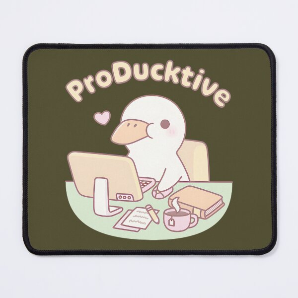 Item preview, ProDucktive Duck Working Hard | PERFECT GIFT FOR YOU AND FRIENDS designed and sold by TiagoDosSantos.