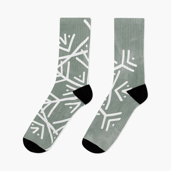 Item preview, Sage Green Christmas Snowflake designed and sold by ArticraftShop.