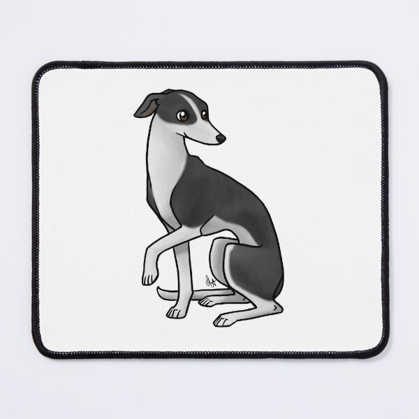 Item preview, Dog - Italian Greyhounds - Black and White designed and sold by Jennifer Stolzer.