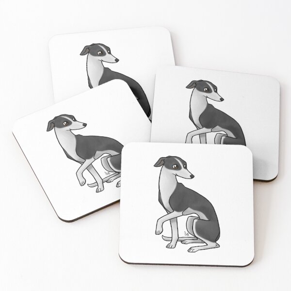 Item preview, Dog - Italian Greyhounds - Black and White designed and sold by Jennifer Stolzer.