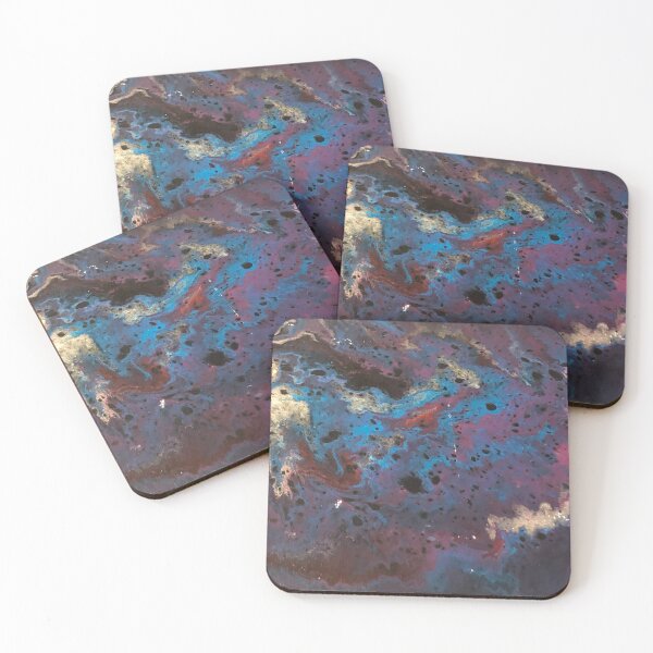 Artikelvorschau, Cosmic Swirl - Lebendiges Acryl-Pour-Gemälde entworfen und verkauft von ClaresArtStudi0.