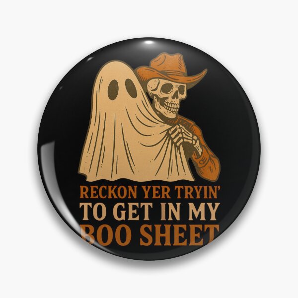 Item preview, Get In My Boo Sheet- Western Ghost and Skeleton designed and sold by StevieSerna.