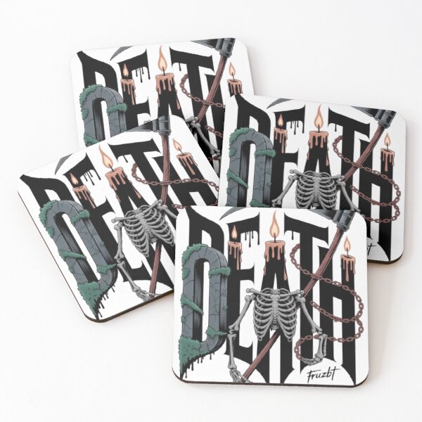 Item preview, "DEATH Gothic Typography – Dark Symbolic Word Art for Metal & Gothic Fans" designed and sold by Fruzbt.