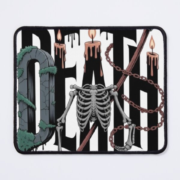 Item preview, "DEATH Gothic Typography – Dark Symbolic Word Art for Metal & Gothic Fans" designed and sold by Fruzbt.