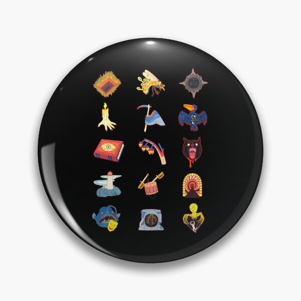 Item preview, 15 Fears Risograph Icons designed and sold by finnermoa.
