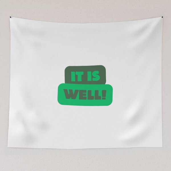 Item preview, It Is Well Positive Affirmation Quote designed and sold by EngeeWealth.