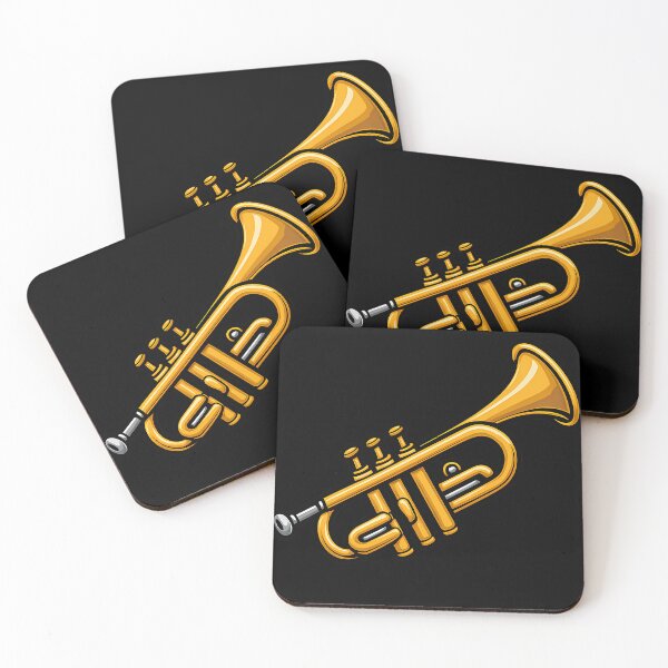 Item preview, Cartoon Trumpet Music Design designed and sold by meshhead.