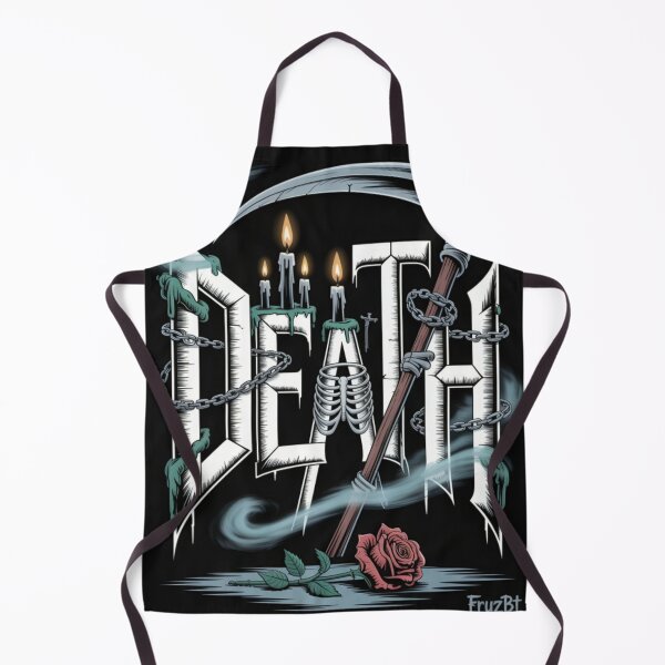 Item preview,  "DEATH Gothic Typography – Dark Symbolic Word Art for Metal & Gothic Fans" designed and sold by Fruzbt.
