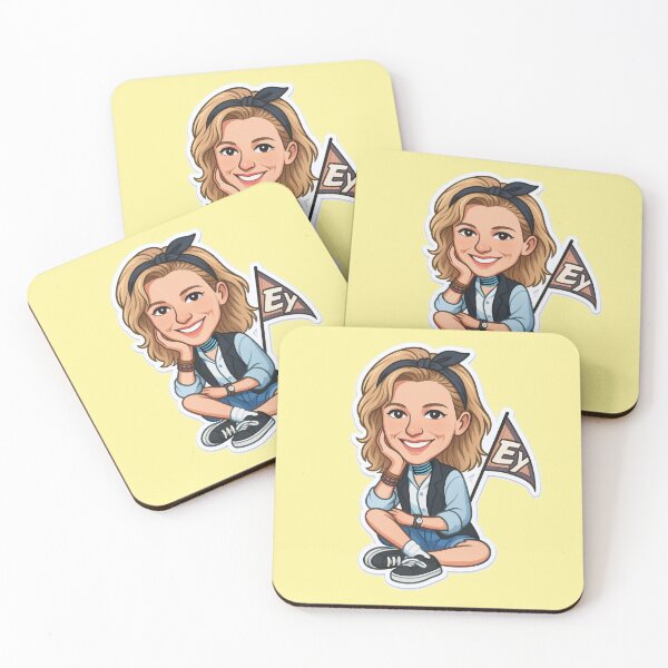 Item preview, Debbie Gibson Bobblehead Die-Cut Sticker designed and sold by CleverCulture.