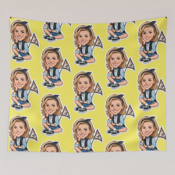 Item preview, Debbie Gibson Bobblehead Die-Cut Sticker designed and sold by CleverCulture.