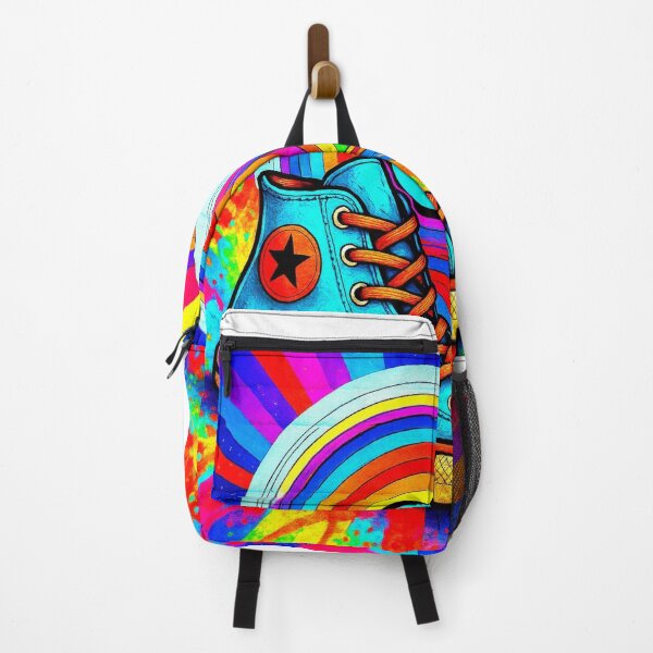 Item preview, All Stars sneackers on a psychedelic mural  designed and sold by ROAD TRIPPING.