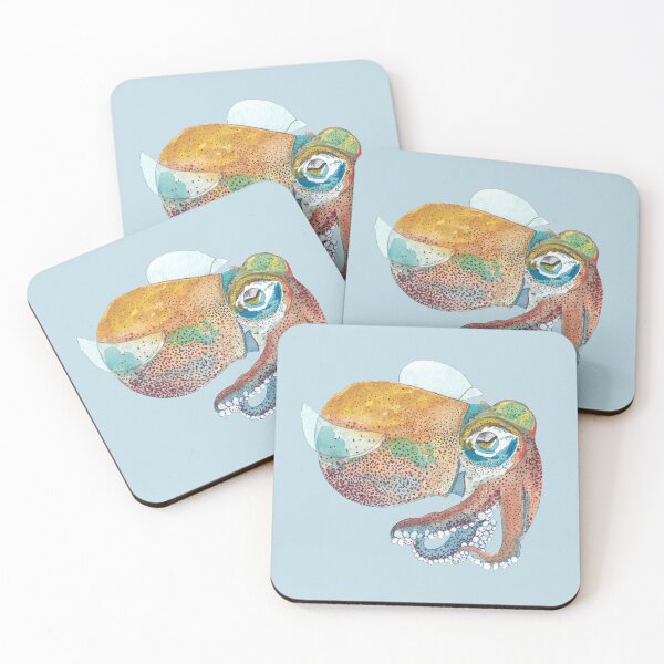Item preview, HAWAIIAN BOBTAIL SQUID-Euprymna scolopes designed and sold by BEATRIZ ABAITUA.