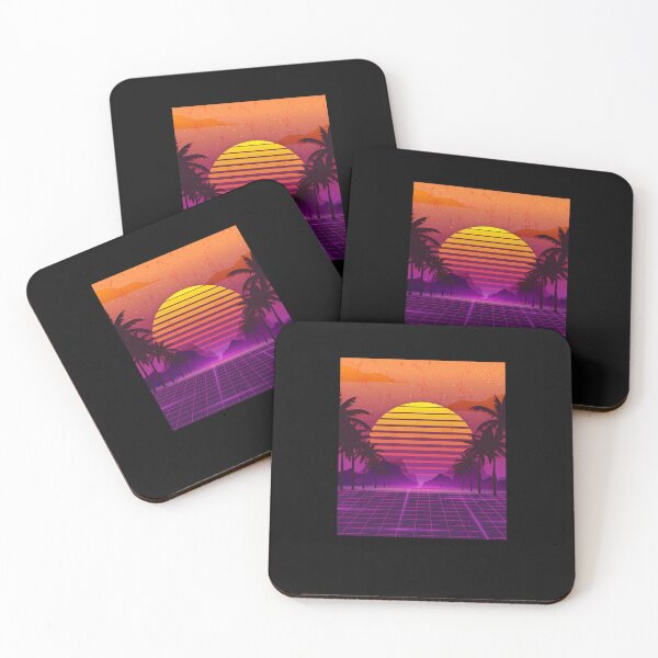 Item preview, 80'S Palm Trees Sunset Vaporwave designed and sold by meylorbrag.
