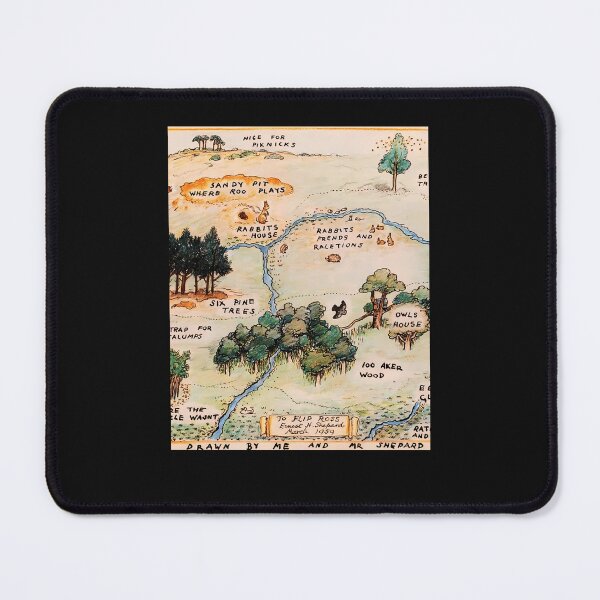 Item preview, 100 Acre Wood Map designed and sold by meylorbrag.