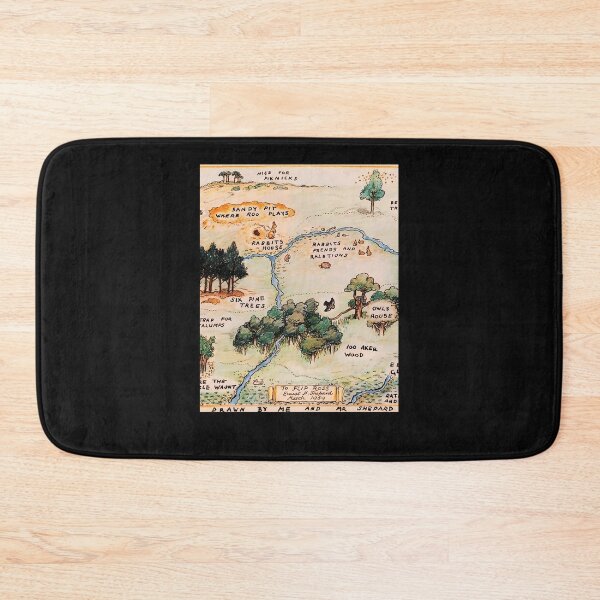 Item preview, 100 Acre Wood Map designed and sold by meylorbrag.