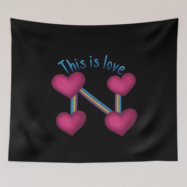 Item preview, Hand Drawn Polyamorous N Relationship designed and sold by InkyOdyssey.