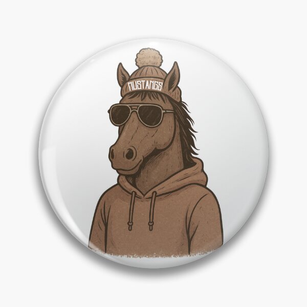 Artikelvorschau, Piloten-Hoodie Mustang entworfen und verkauft von Tiara-Designs.