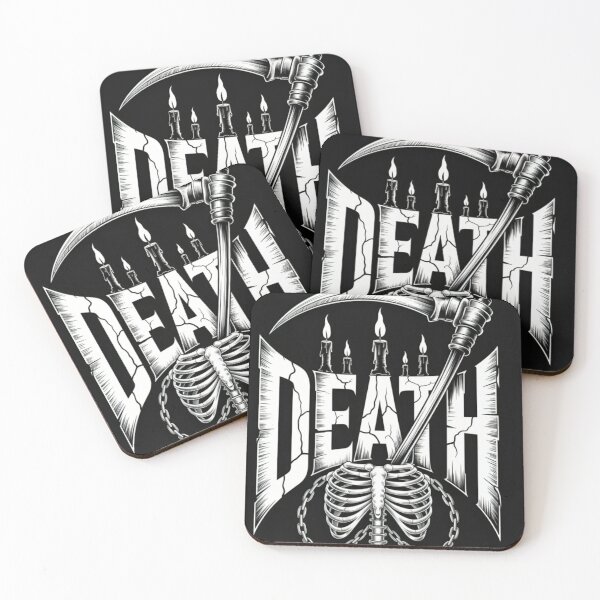 Item preview, "DEATH Gothic Typography – Dark Symbolic Word Art for Metal & Gothic Fans" designed and sold by Fruzbt.