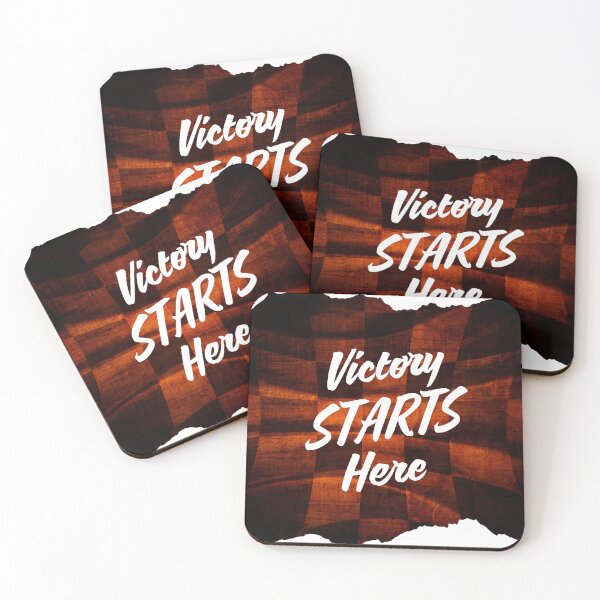 Item preview, Victory Starts Here  designed and sold by Juiced Up Racing Co. .