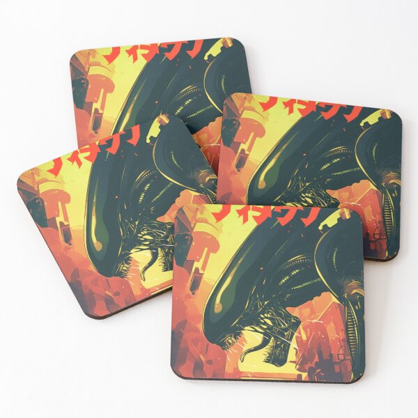Item preview, Xenomorph Horror Sunset Hue designed and sold by AnimeArsenalPrints.