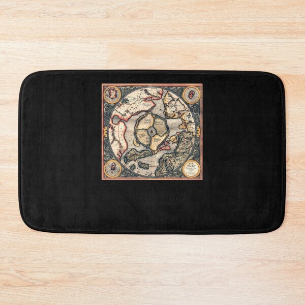 Item preview, 1595 Flat Earth Map (1) designed and sold by meylorbrag.