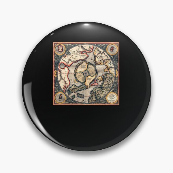 Item preview, 1595 Flat Earth Map designed and sold by meylorbrag.