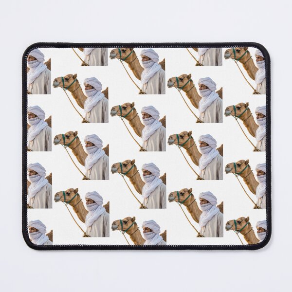 Item preview, Bedouin Man with Camel – Symbol of Arab Desert Life designed and sold by Hana Moon.