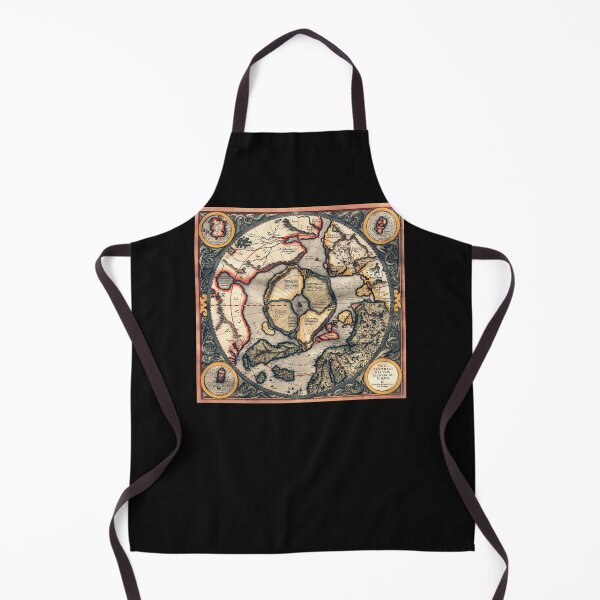 Item preview, 1595 Flat Earth Map designed and sold by meylorbrag.