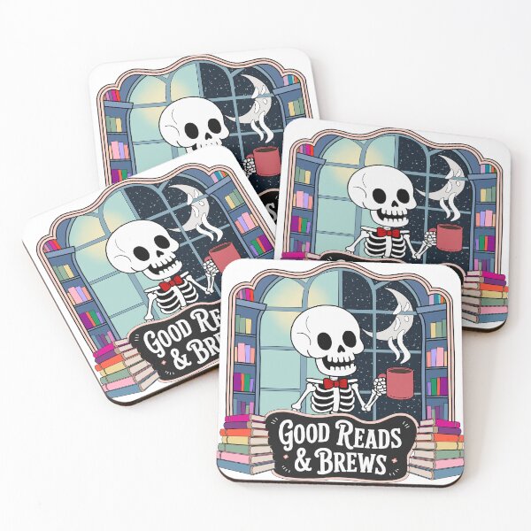 Item preview, Good Reads and Brews Anytime designed and sold by Graveyard Haunts.