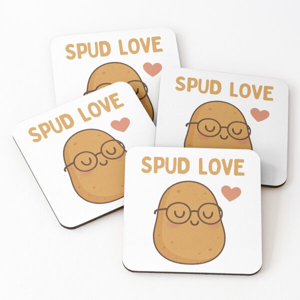 Item preview, Spud Love – Cute Funny Potato Cartoon Design designed and sold by jelonkaa.