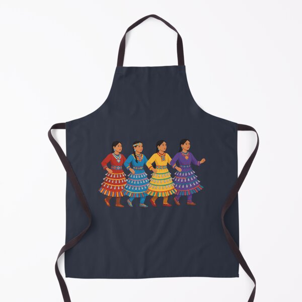 Item preview, Four Jingle Dress Dancers – Native American Powwow Regalia Art #3 designed and sold by SalahBlt.