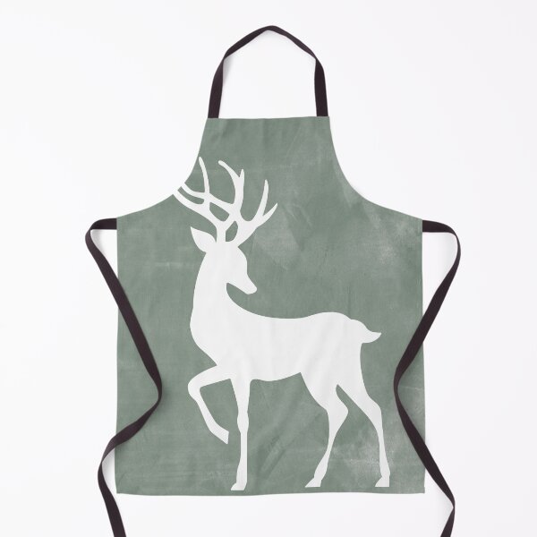 Item preview, Sage Green Reindeer designed and sold by ArticraftShop.