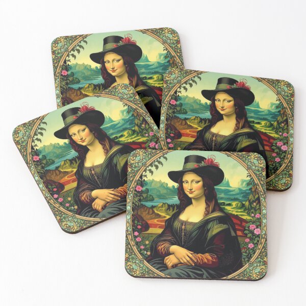 Item preview, Mona Nouveau Lisa designed and sold by Ink And Inspire.