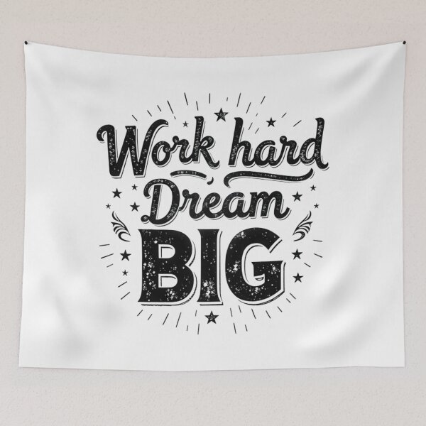 Item preview, Work Hard Dream BIG designed and sold by Lyneora.
