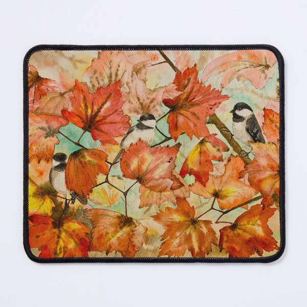 Item preview, Chickadee watercolor painting designed and sold by BirdsandMoreArt.
