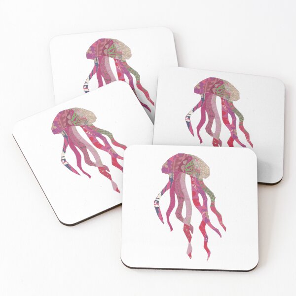 Item preview, Pink Mosaic Jellyfish designed and sold by JumpyRun.