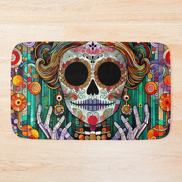 Item preview, Colorful Catrina Illustration - Vibrant Day of the Dead Art designed and sold by  Ojo de Lilith.