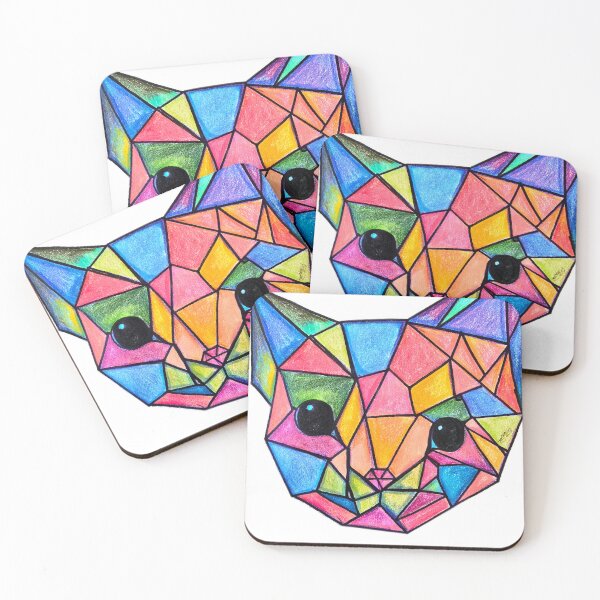 Item preview, Colorful Cat Face designed and sold by CanDo20.