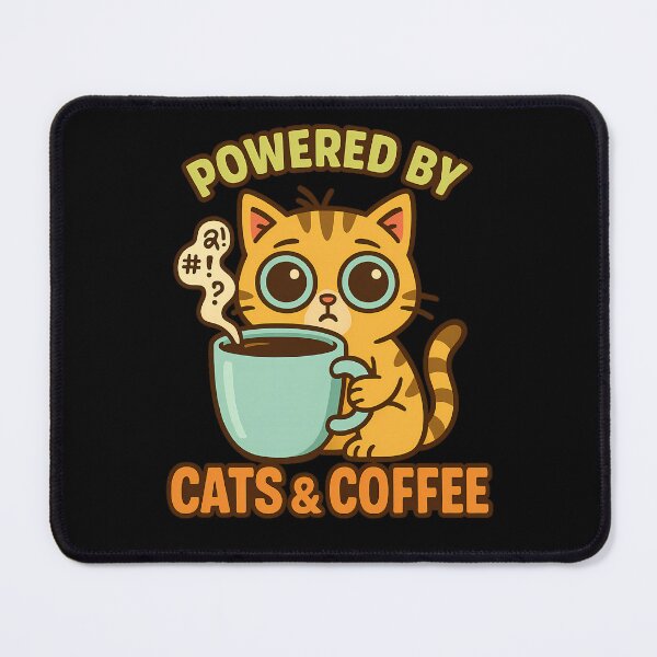 Item preview, Powered by Cats & Coffee designed and sold by meshhead.