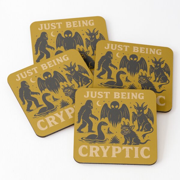Item preview, "Just Being Cryptic" Cryptid Art designed and sold by CornerstonePics.