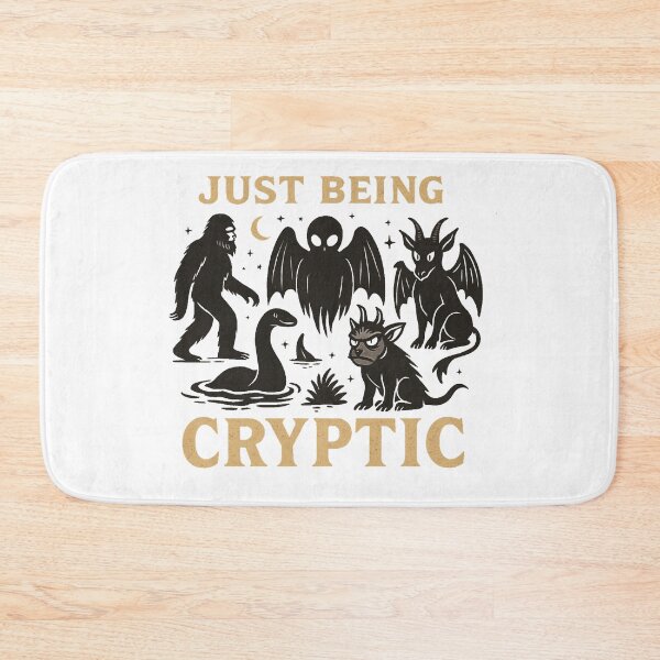 Item preview, "Just Being Cryptic" Cryptid Art designed and sold by CornerstonePics.