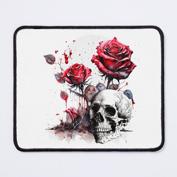 Item preview, Skull and Roses. designed and sold by EvaKlein68.
