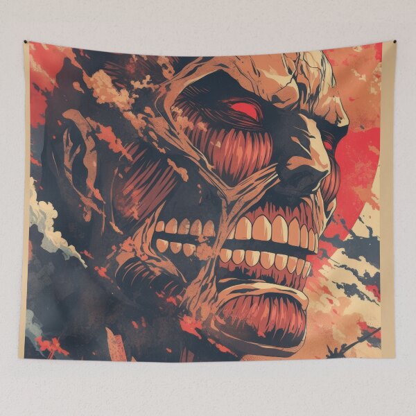 Item preview, Giant Titan Towering Skies  designed and sold by AnimeArsenalPrints.