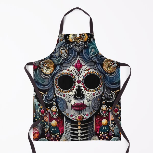 Item preview, Colorful Catrina Illustration - Vibrant Day of the Dead Art designed and sold by Ojo de Lilith.