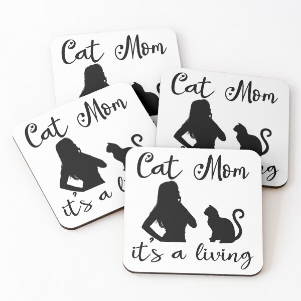 Item preview, Cat Mom It's A Living designed and sold by SoPurrsnickety.