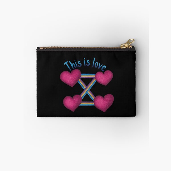 Item preview, Hand Drawn Polyamorous Sandclock Quad Relationship designed and sold by InkyOdyssey.