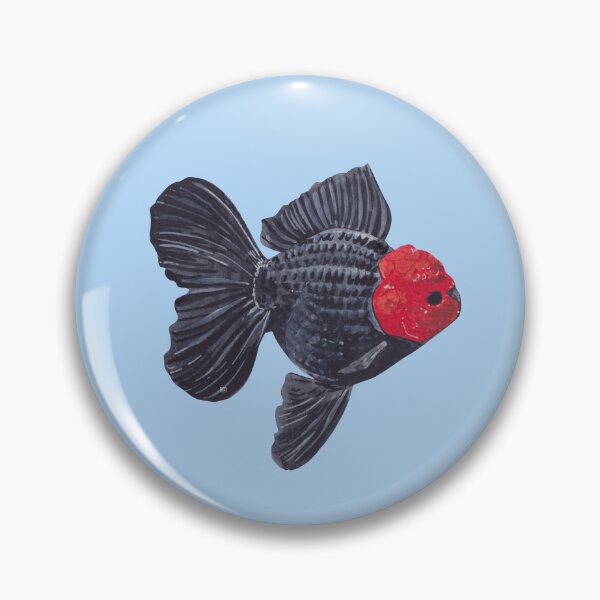 Item preview, RED AND BLACK ORANDA GOLDFISH-Carassius auratus designed and sold by BEATRIZ ABAITUA.