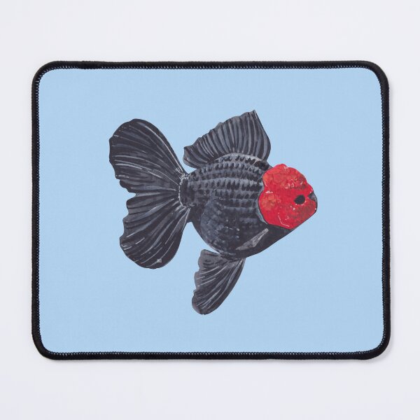Item preview, RED AND BLACK ORANDA GOLDFISH-Carassius auratus designed and sold by BEATRIZ ABAITUA.