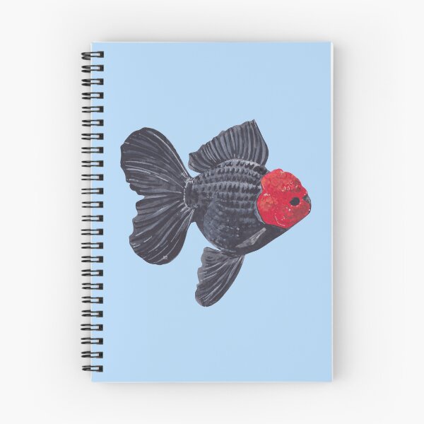 Item preview, RED AND BLACK ORANDA GOLDFISH-Carassius auratus designed and sold by BEATRIZ ABAITUA.