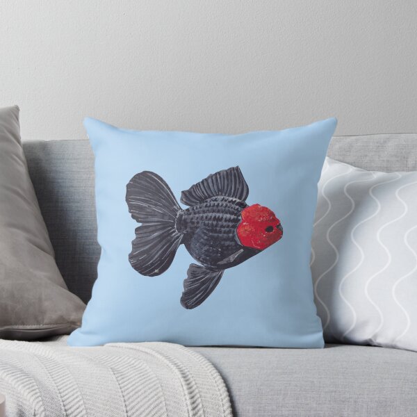 Item preview, RED AND BLACK ORANDA GOLDFISH-Carassius auratus designed and sold by BEATRIZ ABAITUA.
